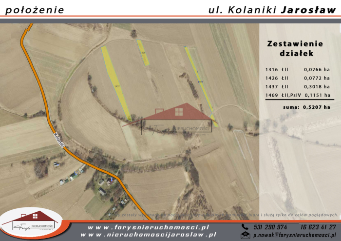 Działka na sprzedaż o pow. 5207 m2