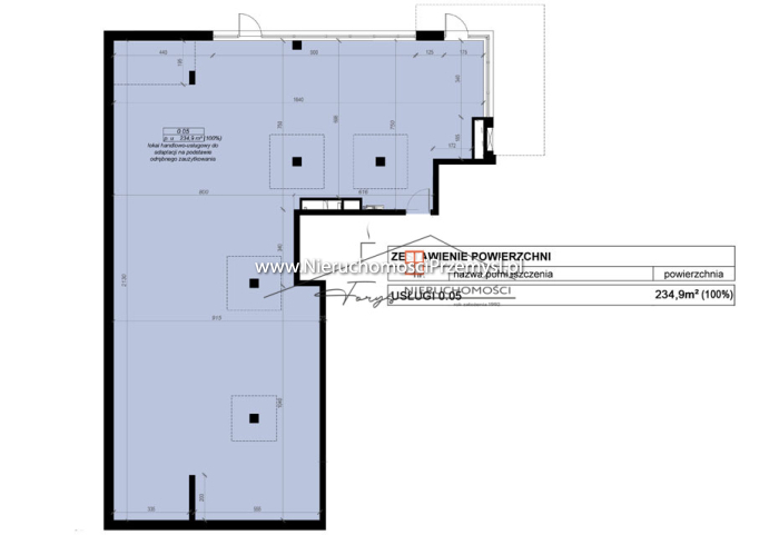 Obiekt komercyjny na sprzedaż o pow. 235 m2