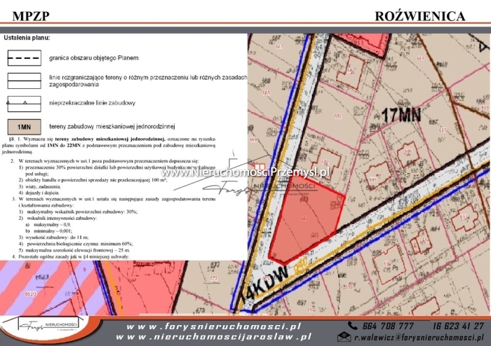 Działka na sprzedaż o pow. 1129 m2