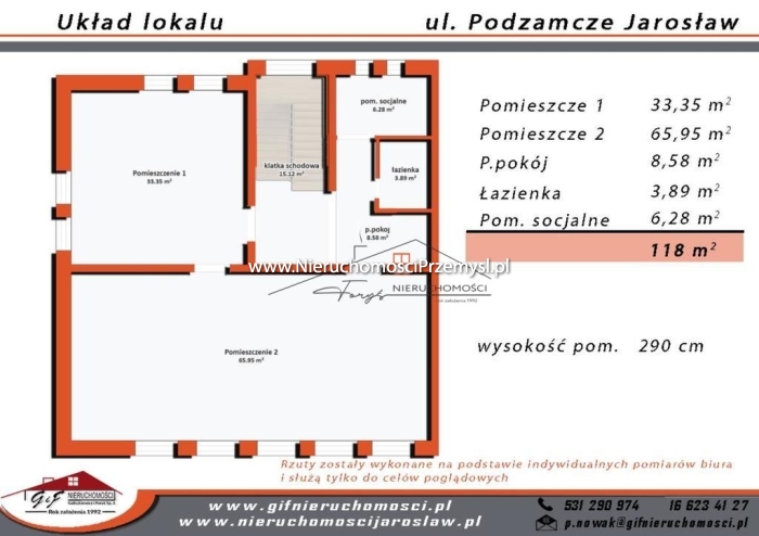 Obiekt komercyjny na wynajem o pow. 118 m2