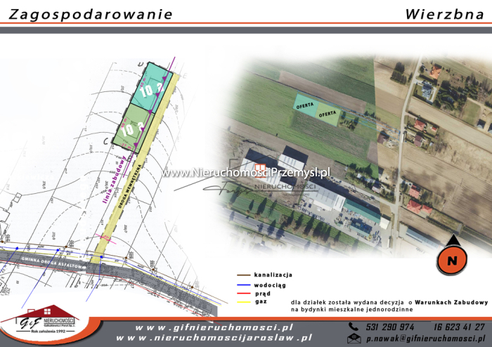Działka na sprzedaż o pow. 1000 m2