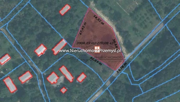 Działka na sprzedaż o pow. 2000 m2