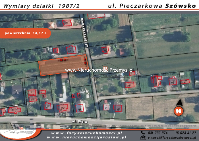 Działka na sprzedaż o pow. 1417 m2
