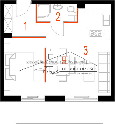 Mieszkanie na sprzedaż o pow. 43 m2