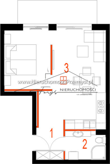 Mieszkanie na sprzedaż o pow. 41 m2