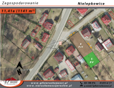 Działka na sprzedaż o pow. 1141 m2