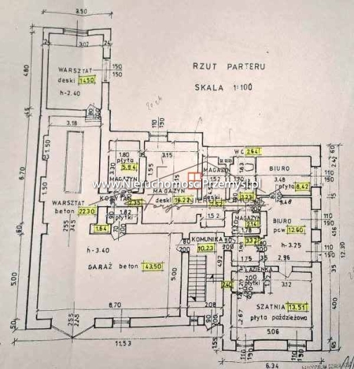 Obiekt komercyjny na wynajem o pow. 300 m2