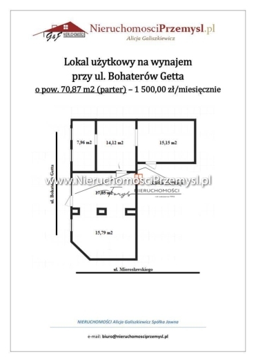 Obiekt komercyjny na wynajem o pow. 71 m2