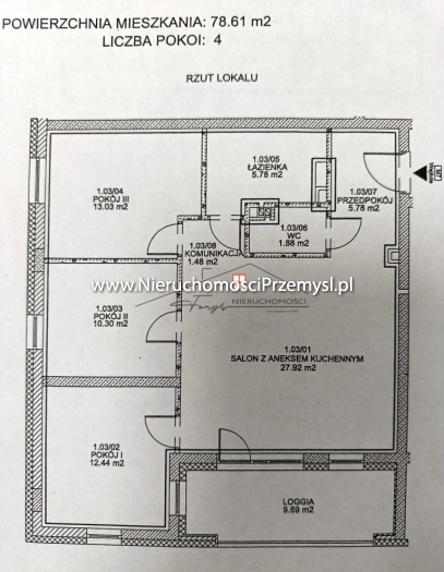 Mieszkanie na sprzedaż o pow. 79 m2
